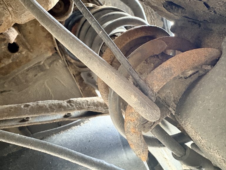 Thankfully it didn't rip out the brake pipe