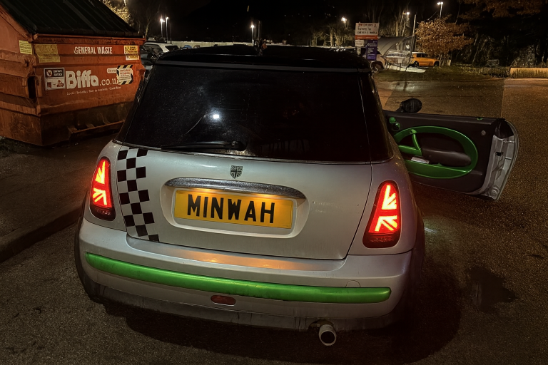 Downgraded the rear lights to something more modern. Prefer the originals though.