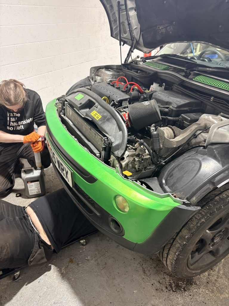 for a gearbox service at DM Autos Huddersfield